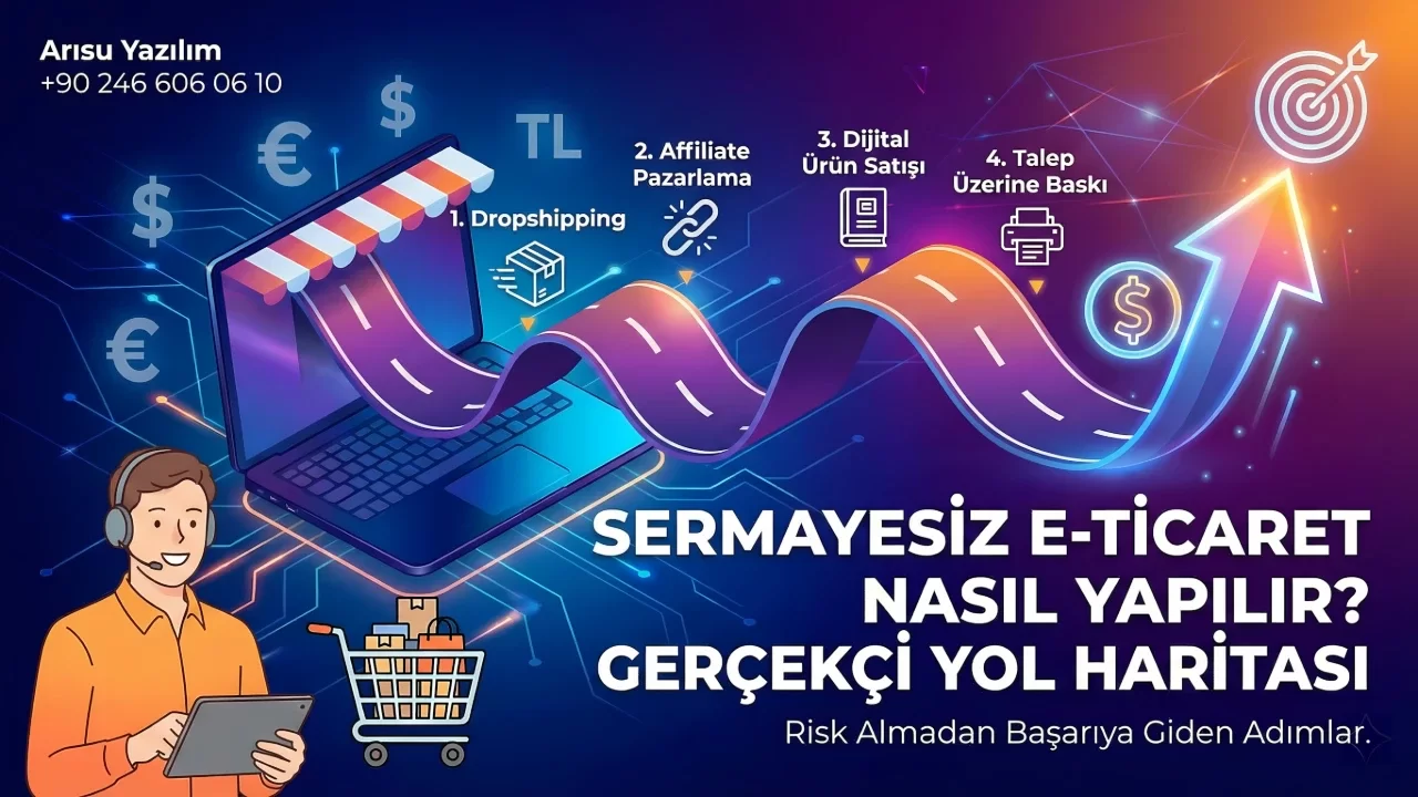 Sermayesiz E-Ticaret Nasıl Yapılır? Gerçekçi Yol Haritası