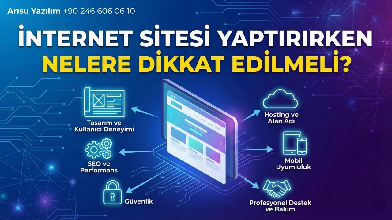 İnternet Sitesi Yaptırırken Nelere Dikkat Edilmeli?