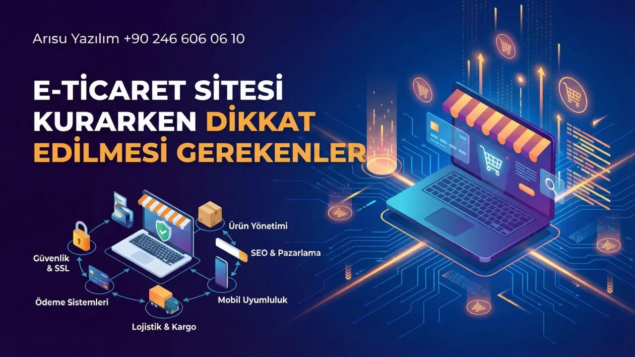 E-Ticaret Sitesi Kurarken Dikkat Edilmesi Gerekenler