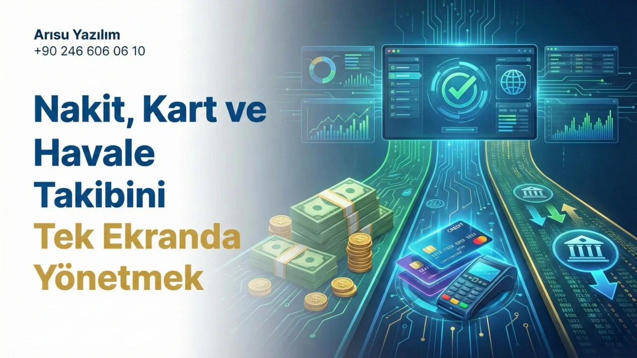 Nakit, Kart ve Havale Takibini Tek Ekranda Yönetmek
