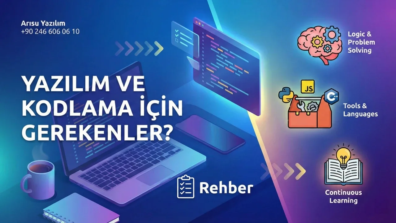 Yazılım ve Kodlama İçin Gerekenler