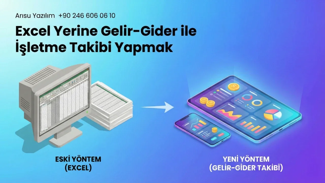 Excel Yerine Gelir-Gider ile İşletme Takibi Yapmak