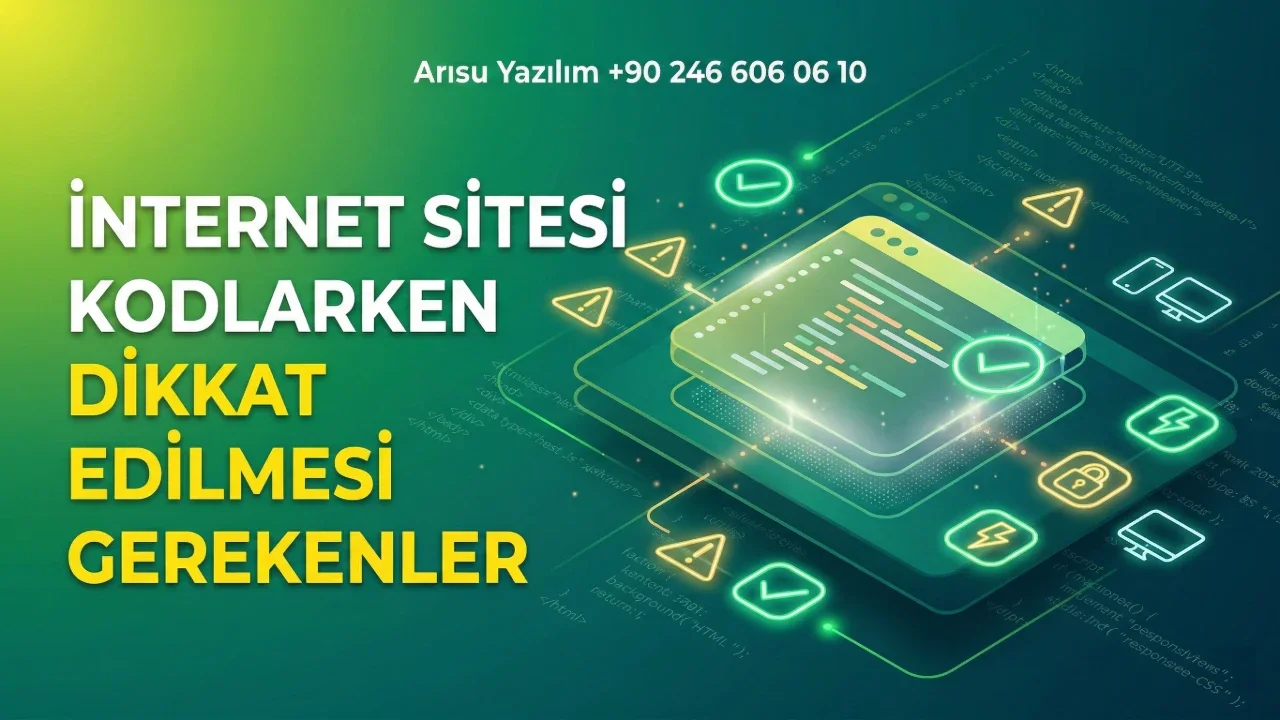 İnternet Sitesi Kodlarken Dikkat Edilmesi Gerekenler