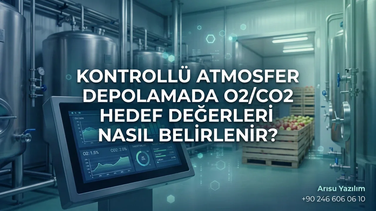 Kontrollü Atmosfer Depolamada O2/CO2 Hedef Değerleri Nasıl Belirlenir?