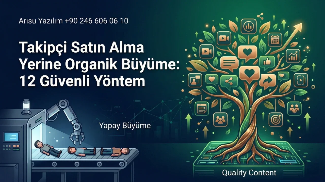 Takipçi Satın Alma Yerine Organik Büyüme: 12 Güvenli Yöntem