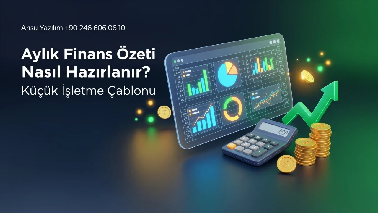 Aylık Finans Özeti Nasıl Hazırlanır? Küçük İşletme Şablonu