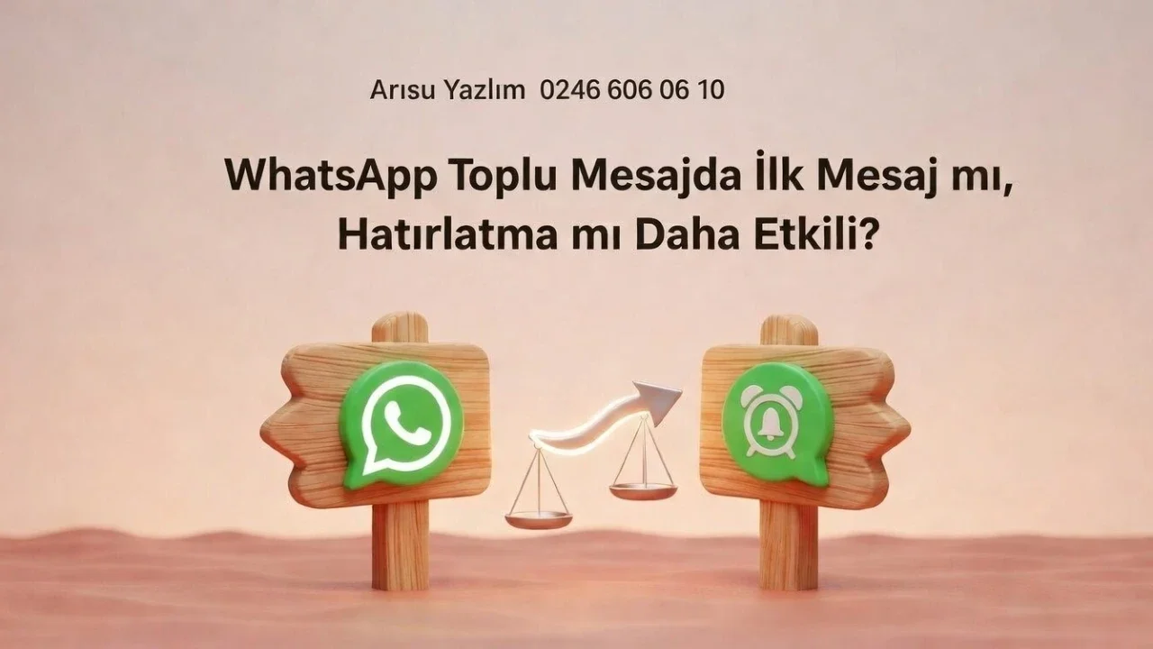 WhatsApp Toplu Mesajda İlk Mesaj mı, Hatırlatma mı Daha Etkili?