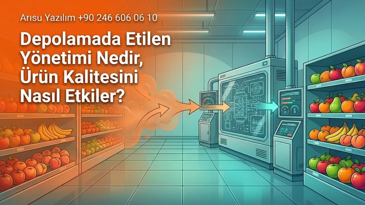 Depolamada Etilen Yönetimi Nedir, Ürün Kalitesini Nasıl Etkiler?