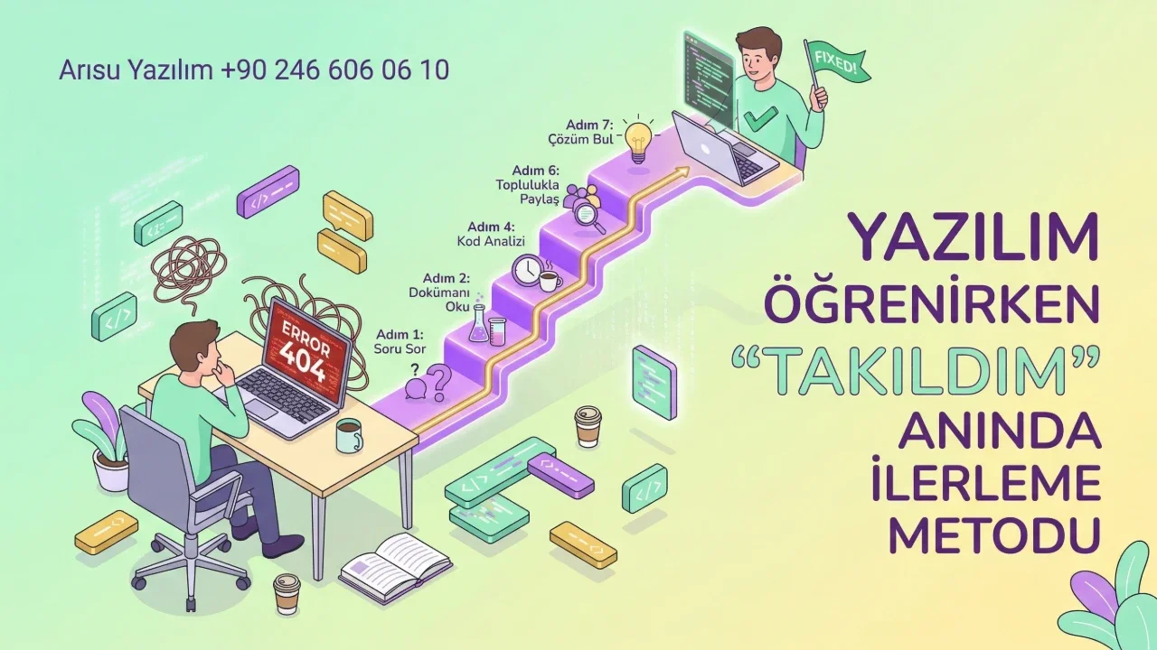 Yazılım Öğrenirken “Takıldım” Anında İlerleme Metodu (Adım Adım)
