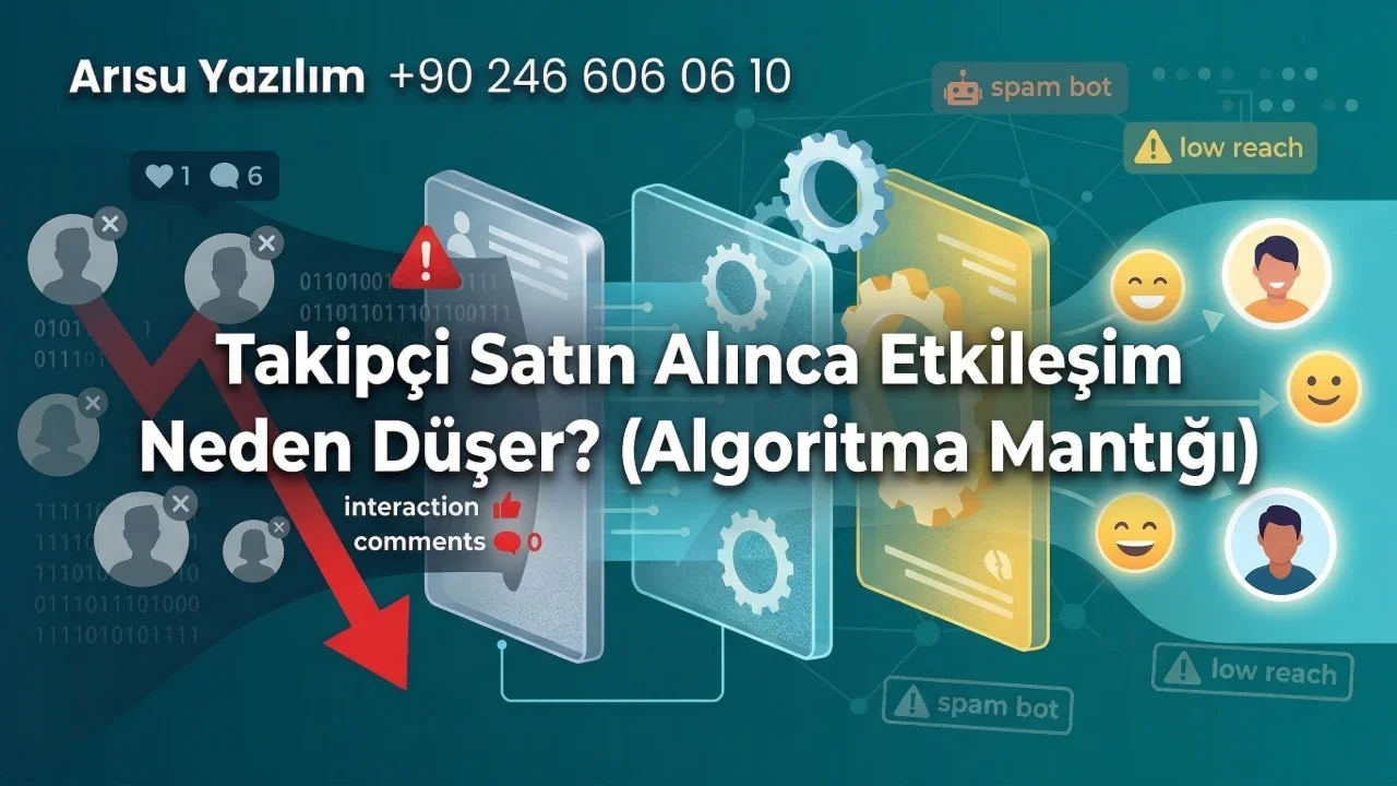 Takipçi Satın Alınca Etkileşim Neden Düşer? (Algoritma Mantığı)
