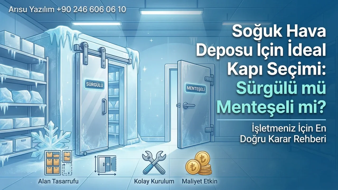 Soğuk Hava Deposu İçin İdeal Kapı Seçimi: Sürgülü mü Menteşeli mi?
