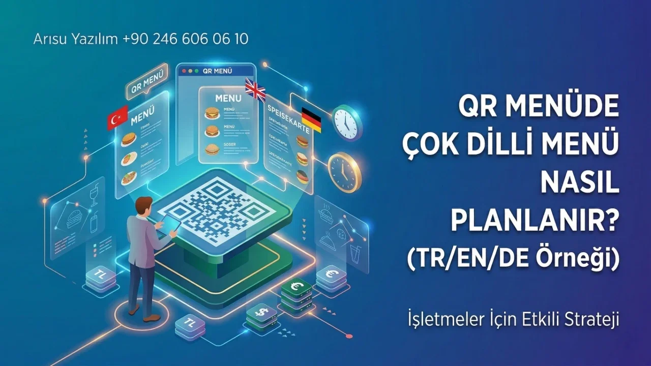 QR Menüde Çok Dilli Menü Nasıl Planlanır? (TR/EN/DE Örneği)
