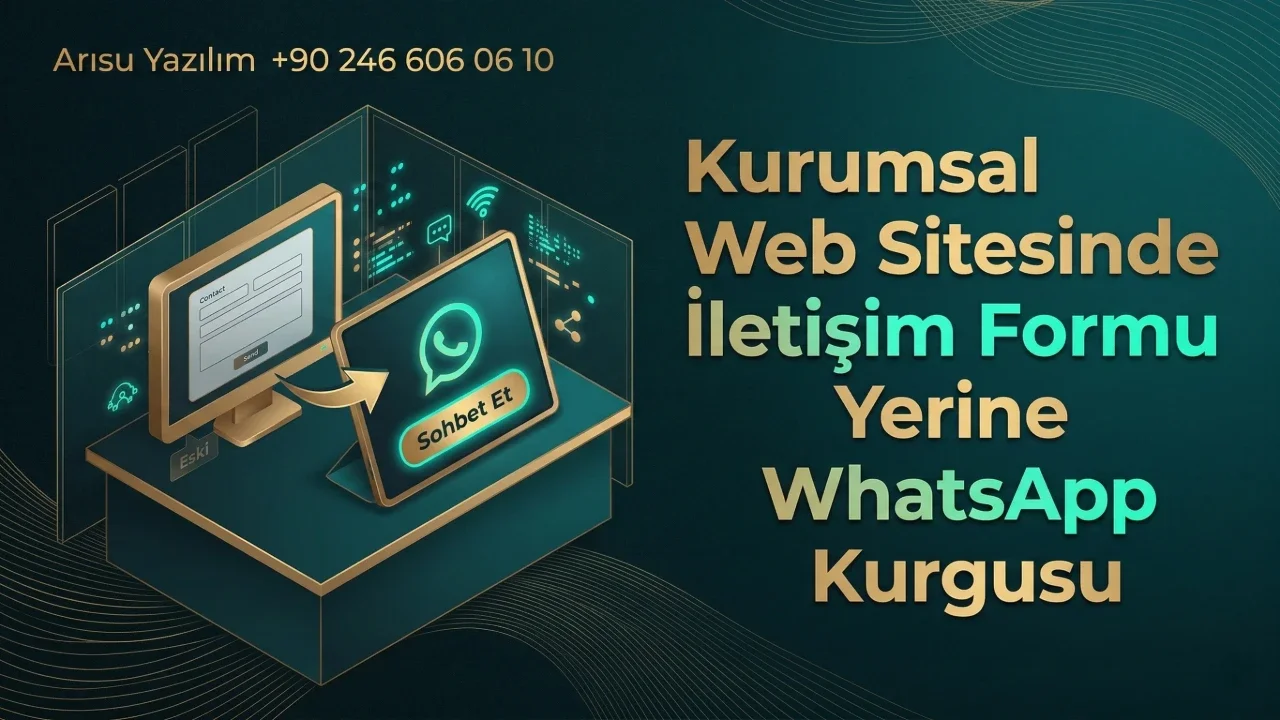 Kurumsal Web Sitesinde İletişim Formu Yerine WhatsApp Kurgusu