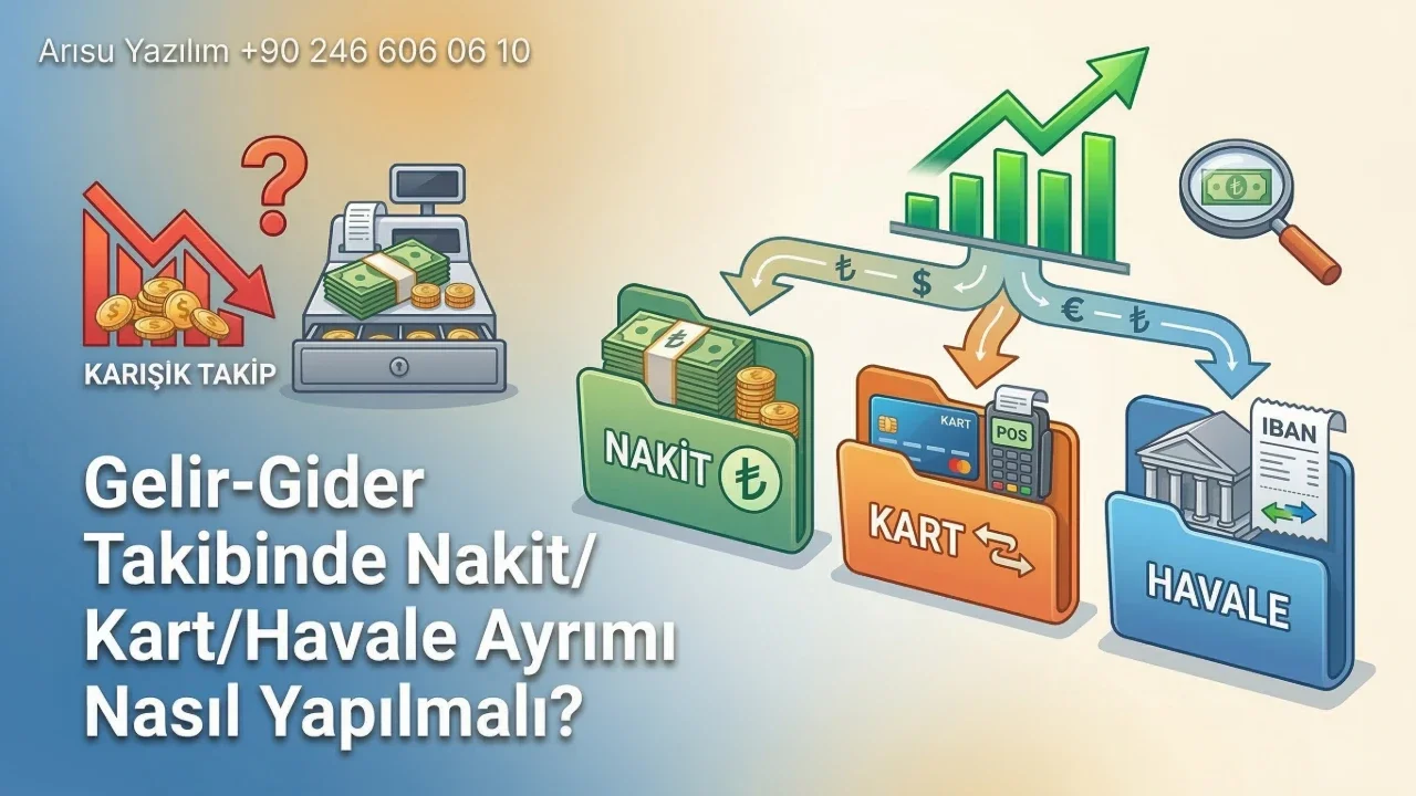 Gelir-Gider Takibinde Nakit/Kart/Havale Ayrımı Nasıl Yapılmalı?