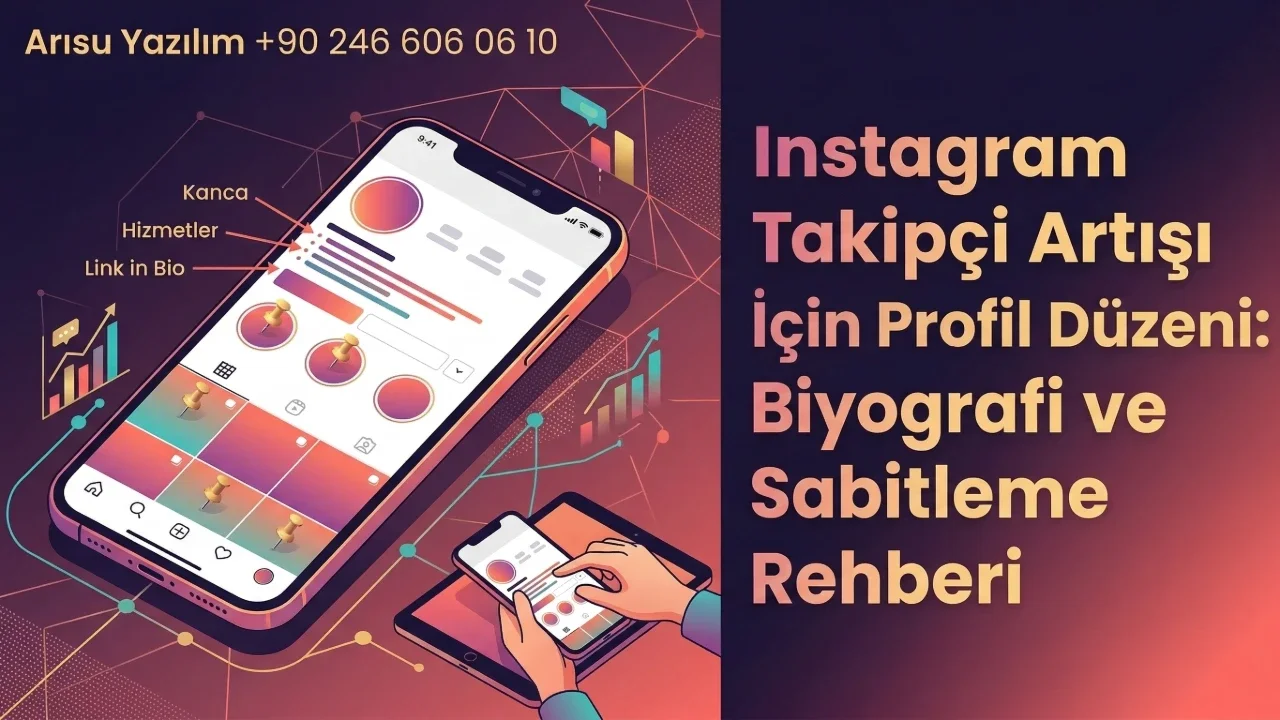 Instagram Takipçi Artışı İçin Profil Düzeni: Biyografi ve Sabitleme Rehberi