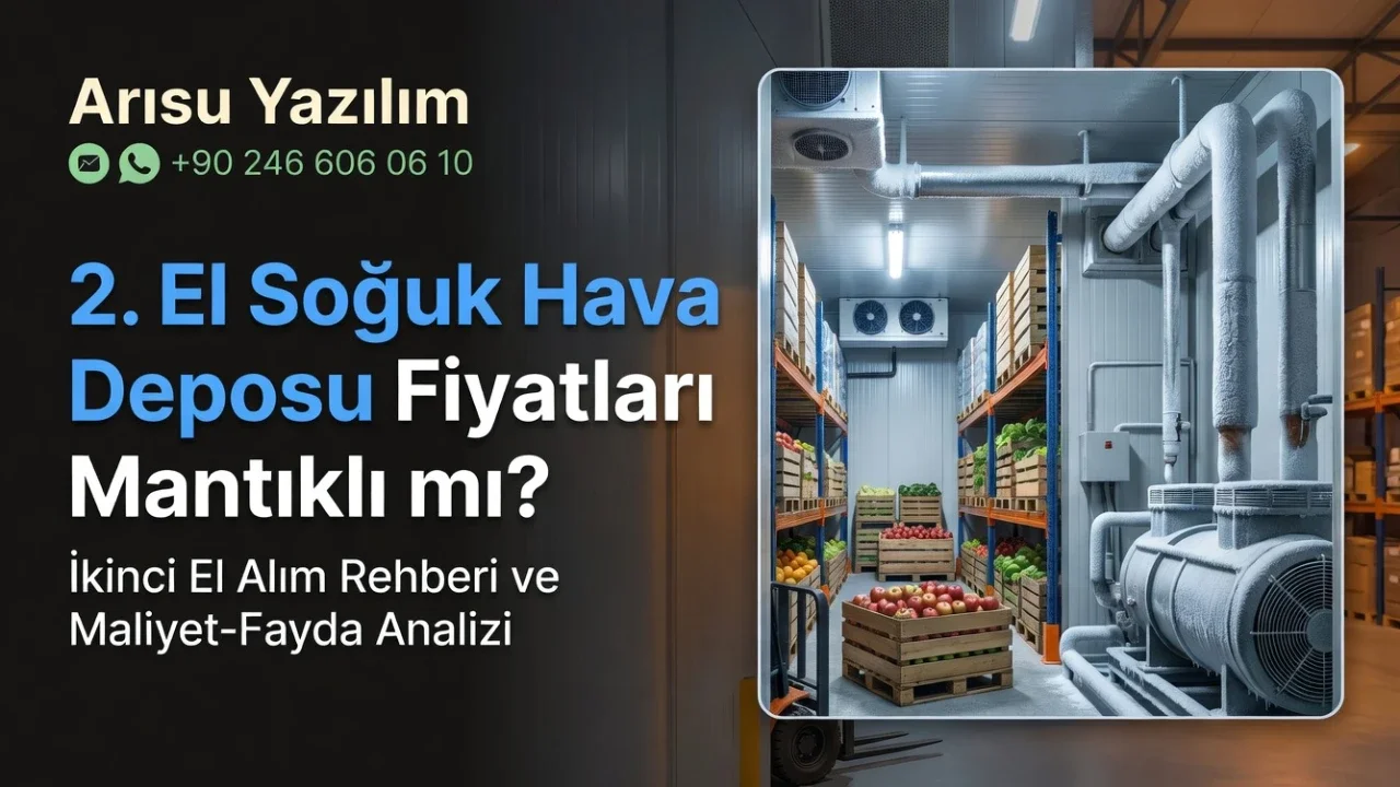 2. El Soğuk Hava Deposu Fiyatları Mantıklı mı?