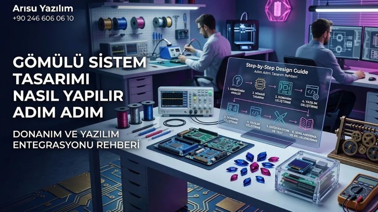 Gömülü Sistem Tasarımı Nasıl Yapılır Adım Adım