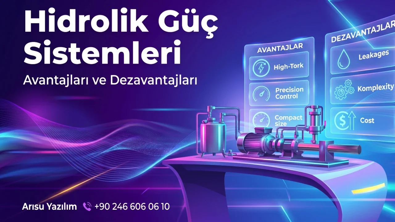 Hidrolik Güç Sistemlerinin Avantajları ve Dezavantajları