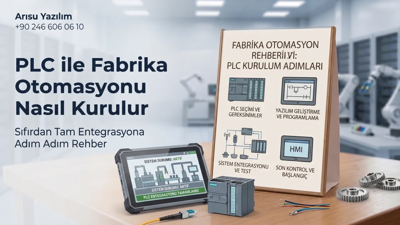 PLC ile Fabrika Otomasyonu Nasıl Kurulur
