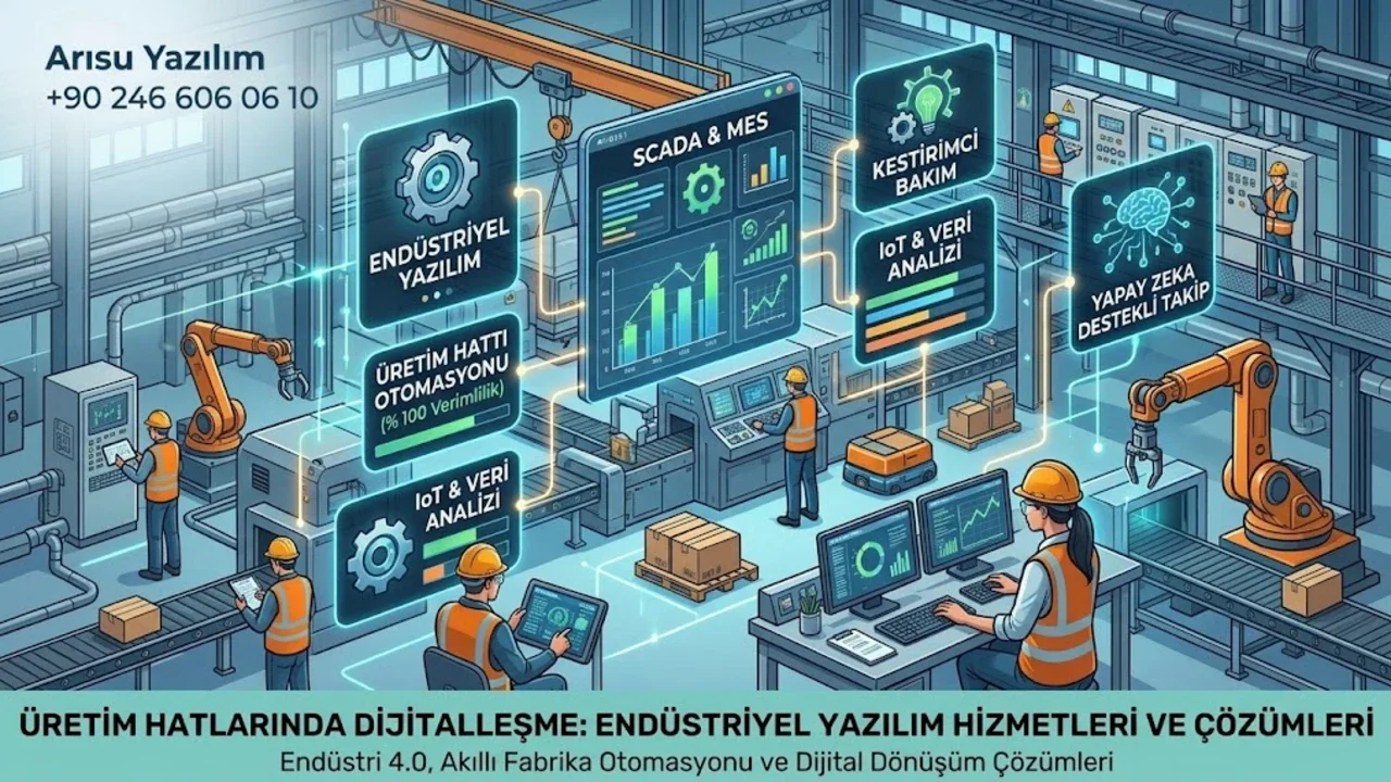 Üretim Hatlarında Dijitalleşme: Endüstriyel Yazılım Hizmetleri ve Çözümleri