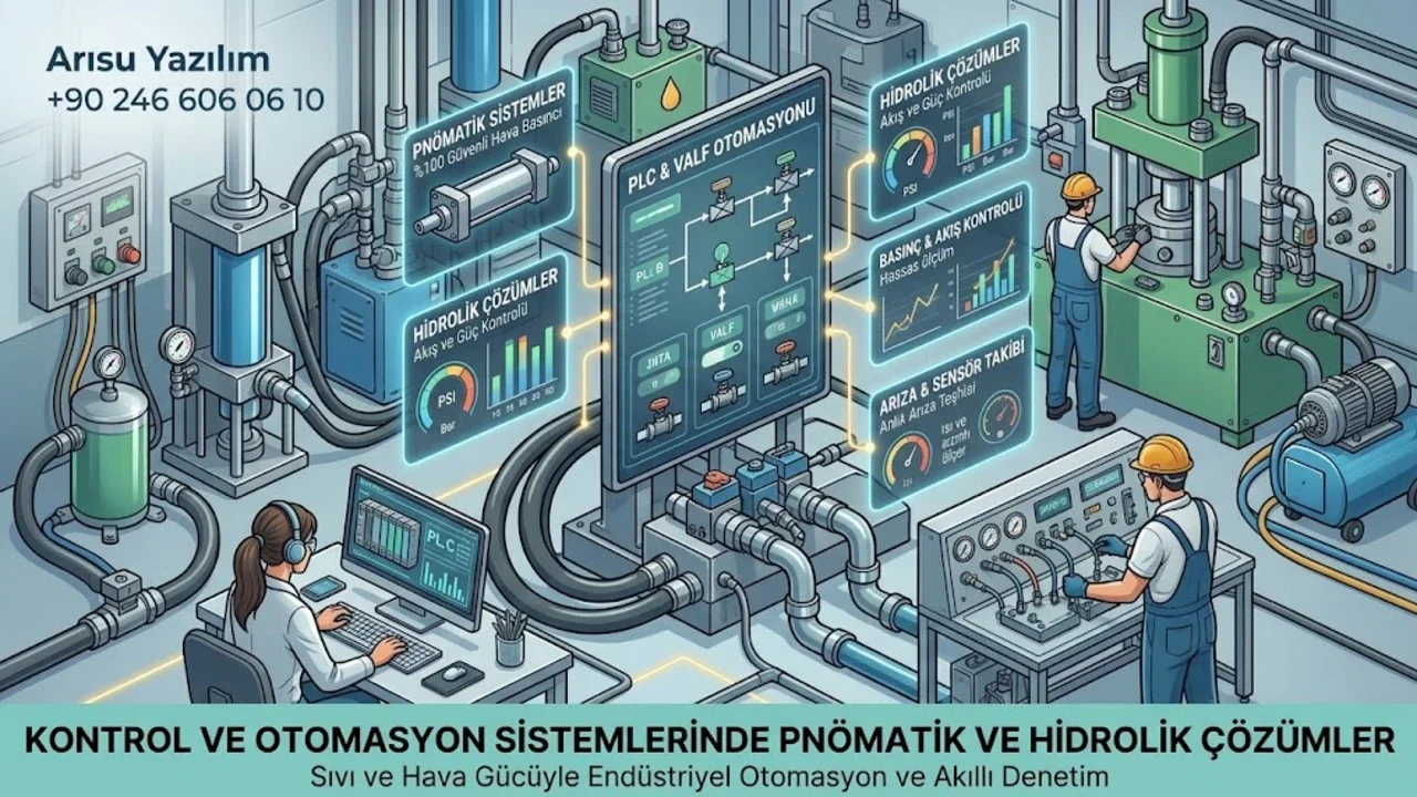 Kontrol ve Otomasyon Sistemlerinde Pnömatik ve Hidrolik Çözümler