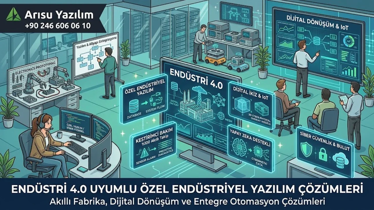 Endüstri 4.0 Uyumlu Özel Endüstriyel Yazılım Çözümleri