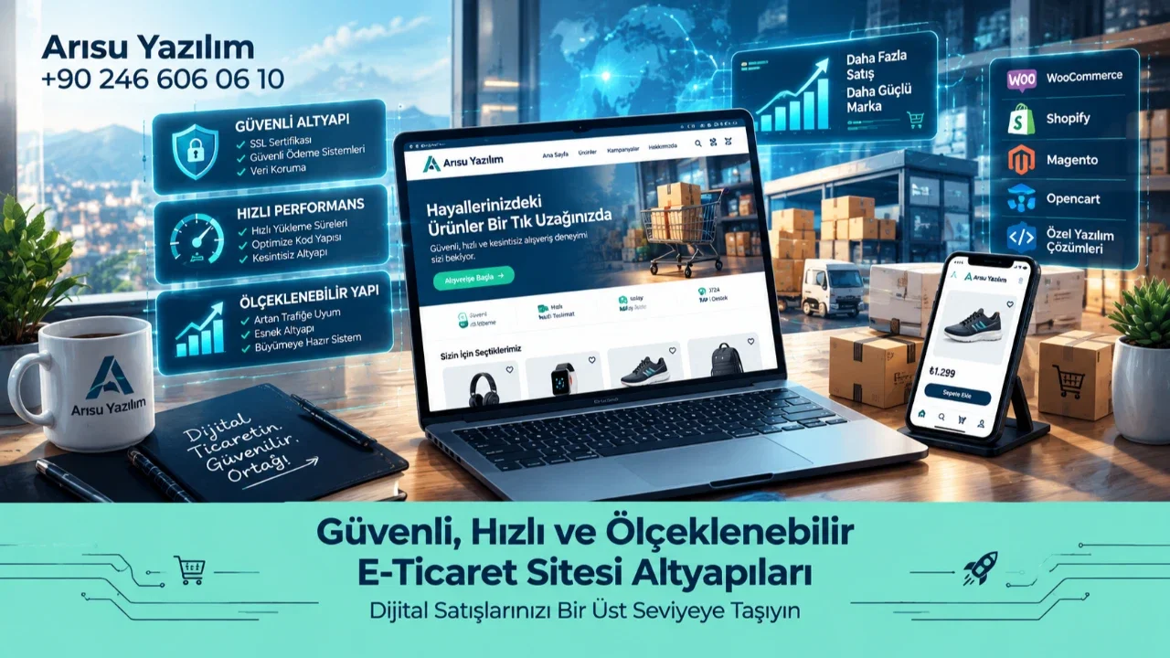 Güvenli, Hızlı ve Ölçeklenebilir E-Ticaret Sitesi Altyapıları