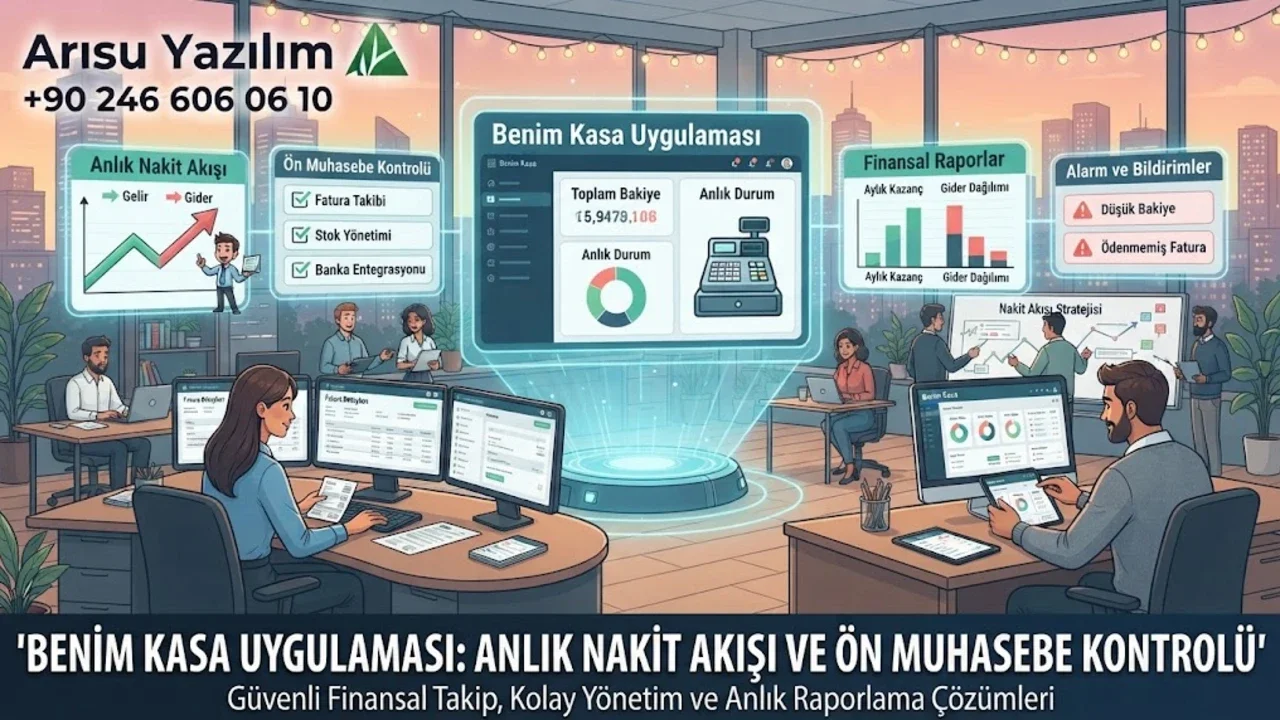 Benim Kasa Uygulaması: Anlık Nakit Akışı ve Ön Muhasebe Kontrolü