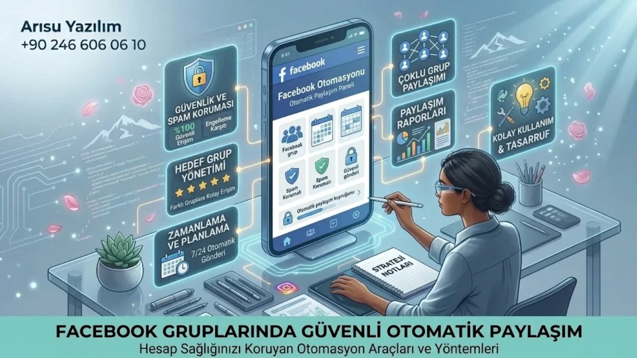 Güvenli Facebook Gruplarda Otomatik Paylaşım Otomasyon Araçları